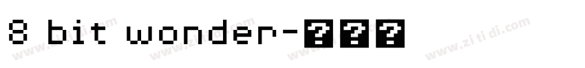 8 bit wonder字体转换